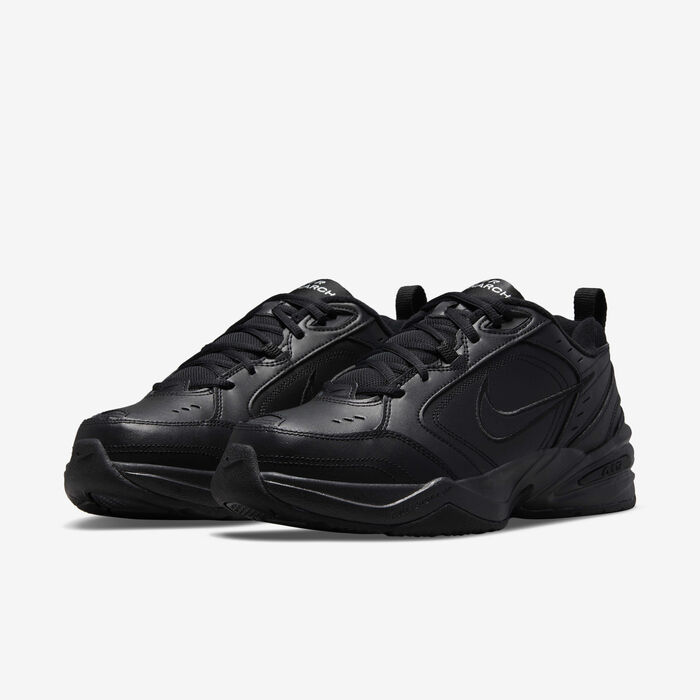 Nike Men's Air Monarch IV Workout Shoes Black Nike Men's Air Monarch IV Workout Shoes Black image number 4