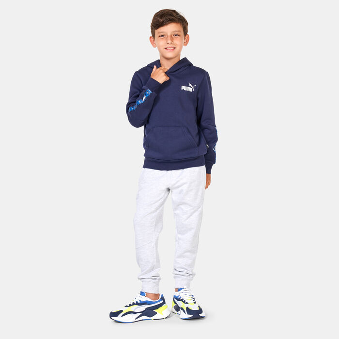 PUMA Kids' Essentials Tape Camo Hoodie Blue PUMA Kids' Essentials Tape Camo Hoodie Blue image number 2