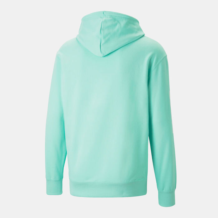 PUMA Men's SWxP Graphic Hoodie Green PUMA Men's SWxP Graphic Hoodie Green image number 1