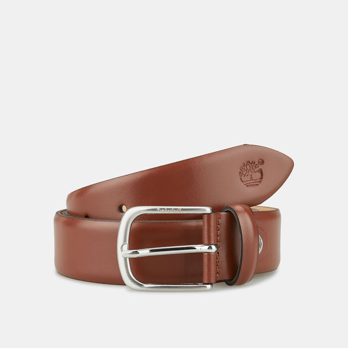 Timberland Men's Leather Belt - M Brown Timberland Men's Leather Belt - M Brown image number 0