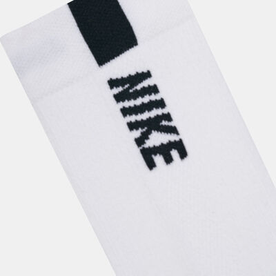 Nike Multiplier Running Crew Socks (2 Pairs) White Nike Multiplier Running Crew Socks (2 Pairs) White