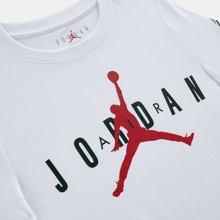 Jordan Kids' Air T-Shirt (Older Kids) White Jordan Kids' Air T-Shirt (Older Kids) White image number 2