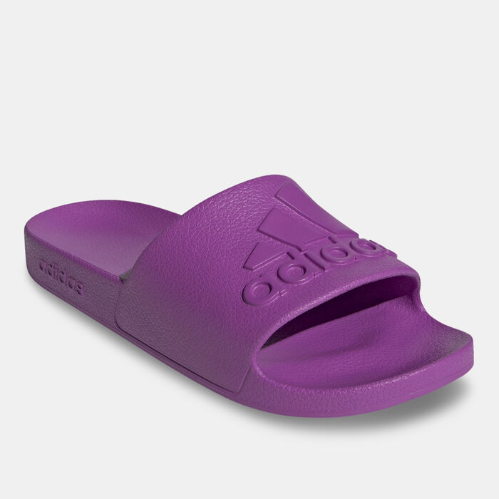 adidas Men's Adilette Aqua Slides Purple adidas Men's Adilette Aqua Slides Purple image number 0