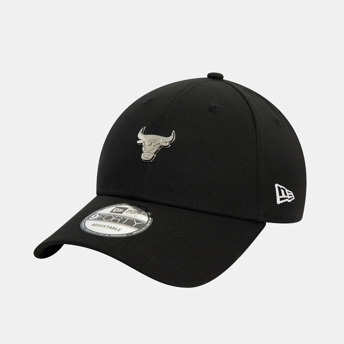New Era Men's NBA Chicago Bulls Metallic Pin 9FORTY Cap Black New Era Men's NBA Chicago Bulls Metallic Pin 9FORTY Cap Black image number 2