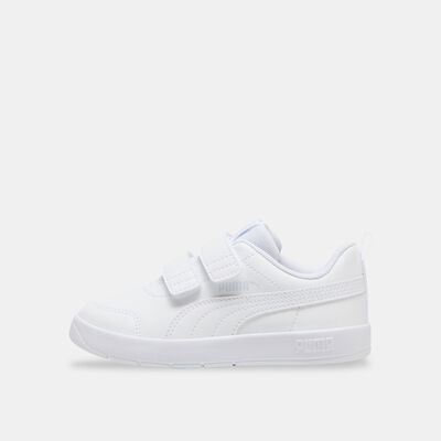 PUMA Kids' Courtflex V3 Velcro Shoes White
