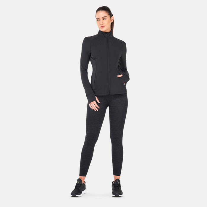 PUMA Women's CLOUDSPUN WRMLBL Running Jacket Black image number 2