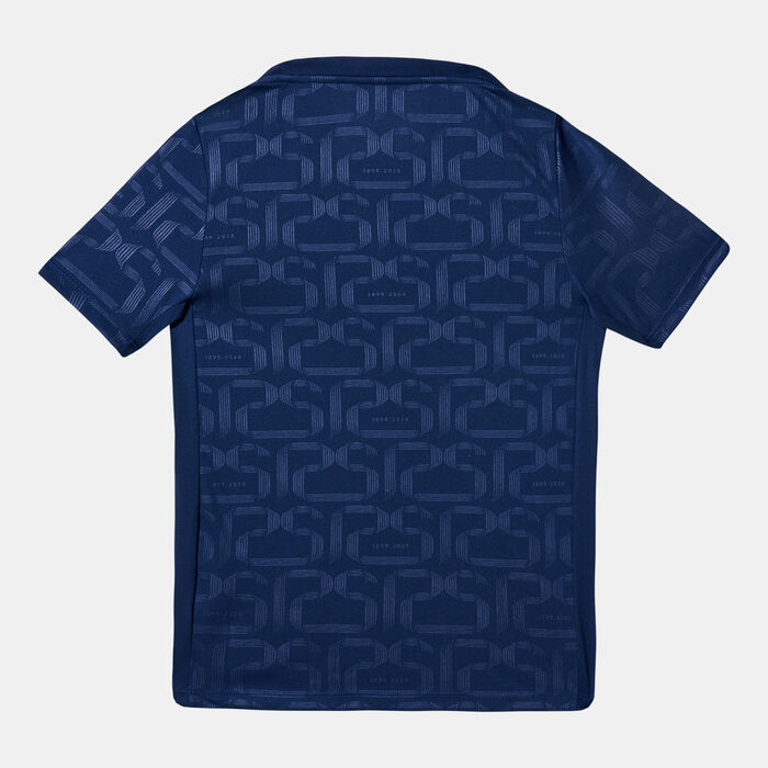 Nike Kids' FC Barcelona 24/25 Academy Pro Home Pre-Match Football Top Blue Nike Kids' FC Barcelona 24/25 Academy Pro Home Pre-Match Football Top Blue image number 1