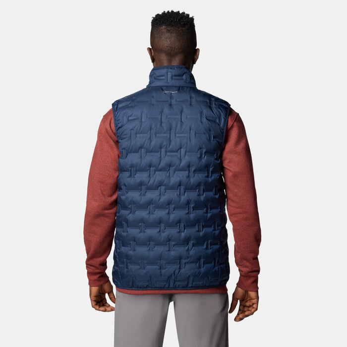 Columbia Men's Delta Ridge II Down Hiking Vest Blue image number 1
