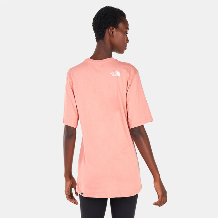 The North Face Women's Simple Dome T-Shirt Pink The North Face Women's Simple Dome T-Shirt Pink image number 1