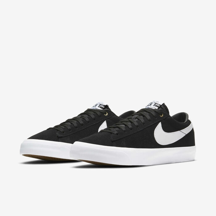 Nike SB Zoom Blazer Low Pro GT Skate Shoes Black image number 4