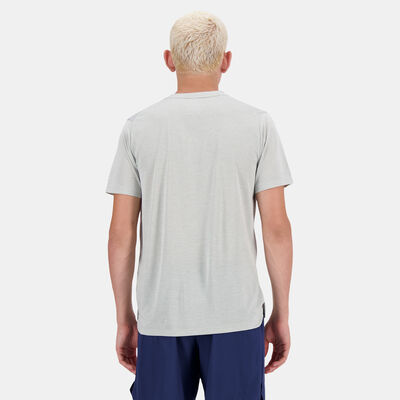 New Balance Men's Athletics T-Shirt Grey New Balance Men's Athletics T-Shirt Grey