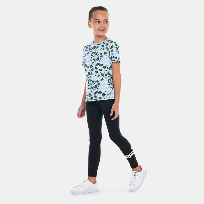 PUMA Kids' Essentials Mix Match Printed T-Shirt Blue PUMA Kids' Essentials Mix Match Printed T-Shirt Blue image number 2