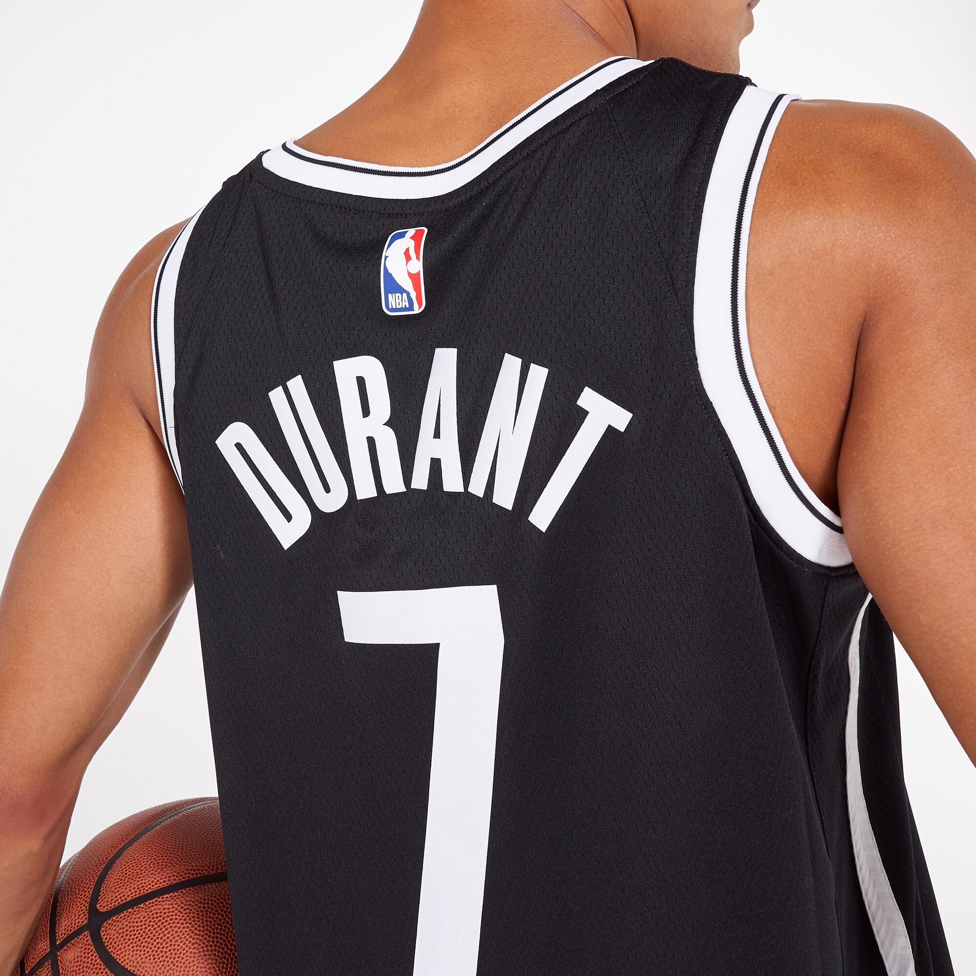 Buy Nike Men s NBA Brooklyn Nets Kevin Durant Icon Edition Swingman Jersey 2020 Black in Qatar SSS