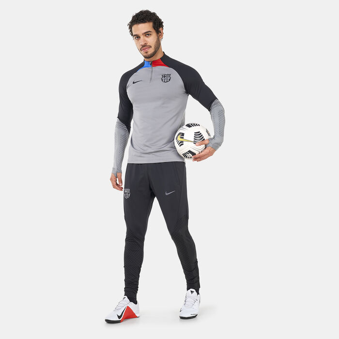 Nike Men's F.C. Barcelona Dri-FIT Football Drill T-Shirt Grey Nike Men's F.C. Barcelona Dri-FIT Football Drill T-Shirt Grey image number 2
