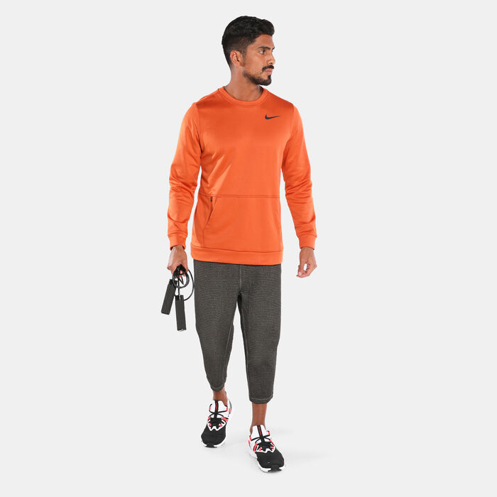 Nike Men's Therma Sweatshirt Orange Nike Men's Therma Sweatshirt Orange image number 2