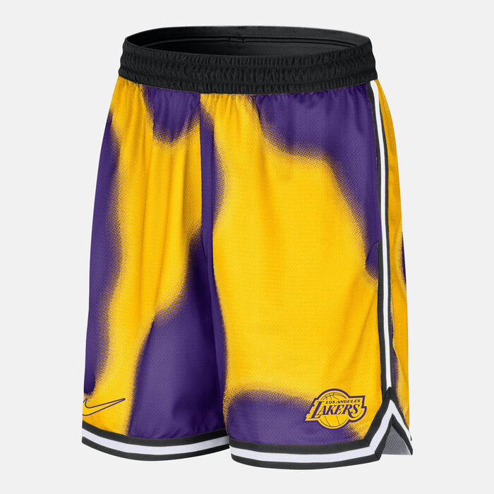 Nike Men's NBA Los Angeles Lakers DNA CTS Basketball Shorts yellow Nike Men's NBA Los Angeles Lakers DNA CTS Basketball Shorts yellow image number 0
