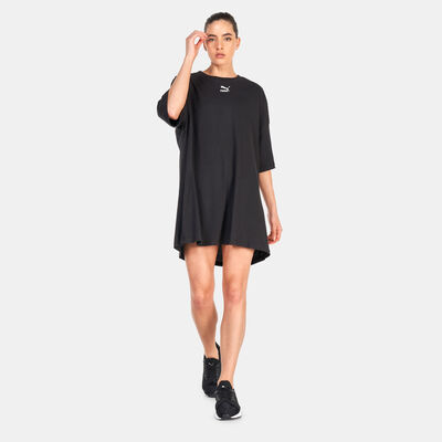 PUMA Women's CLASSICS T-Shirt Dress Black