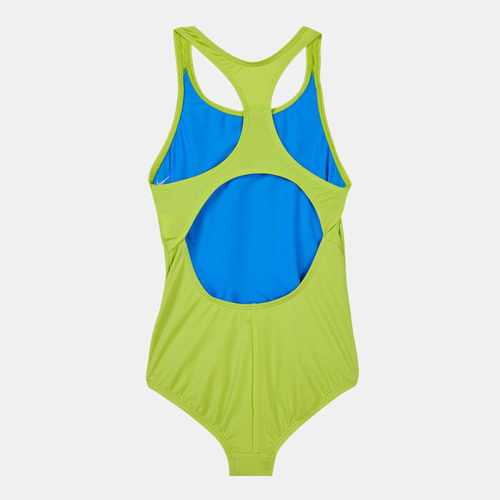 Nike Swim Kids' Racerback 1-Piece Swimsuit (Older Kids) Green image number 1