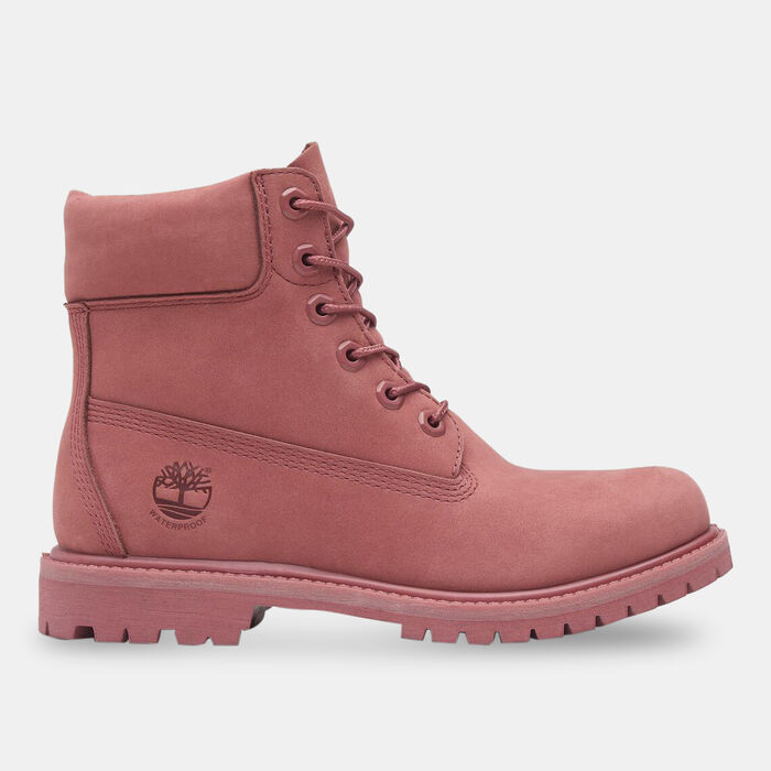 Timberland Women's Premium Waterproof Boots Red Timberland Women's Premium Waterproof Boots Red image number 0
