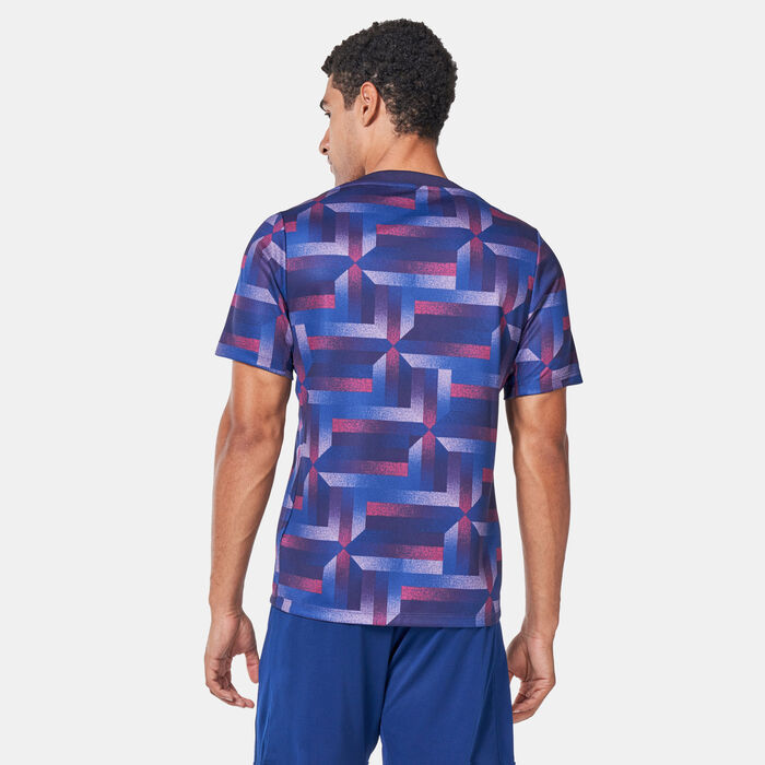 Nike Men's England Academy Pro Dri-FIT Pre-Match Football Top Blue Nike Men's England Academy Pro Dri-FIT Pre-Match Football Top Blue image number 1