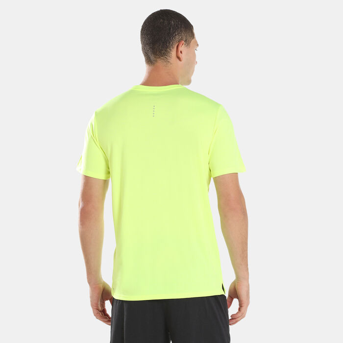 PUMA Men' Run Favorite Heather T-Shirt yellow PUMA Men' Run Favorite Heather T-Shirt yellow image number 1