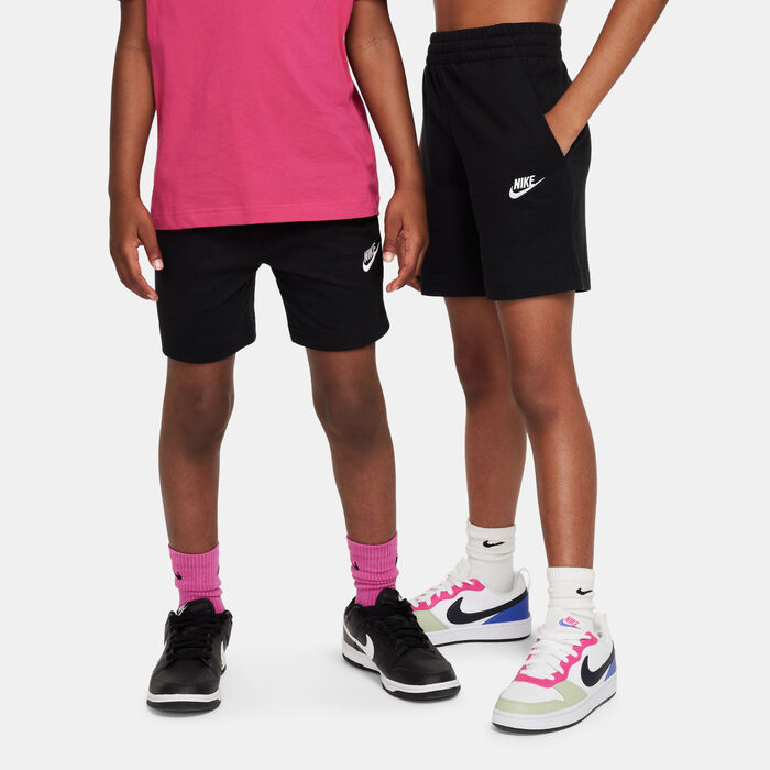 Nike Kids' Sportswear Club Knit Shorts (Older Kids) Black Nike Kids' Sportswear Club Knit Shorts (Older Kids) Black image number 0