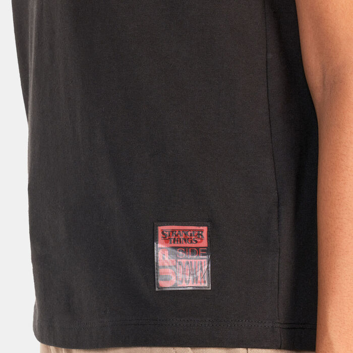 Vans Men's x Stranger Things Surf's Upside Down T-Shirt Black Vans Men's x Stranger Things Surf's Upside Down T-Shirt Black image number 3