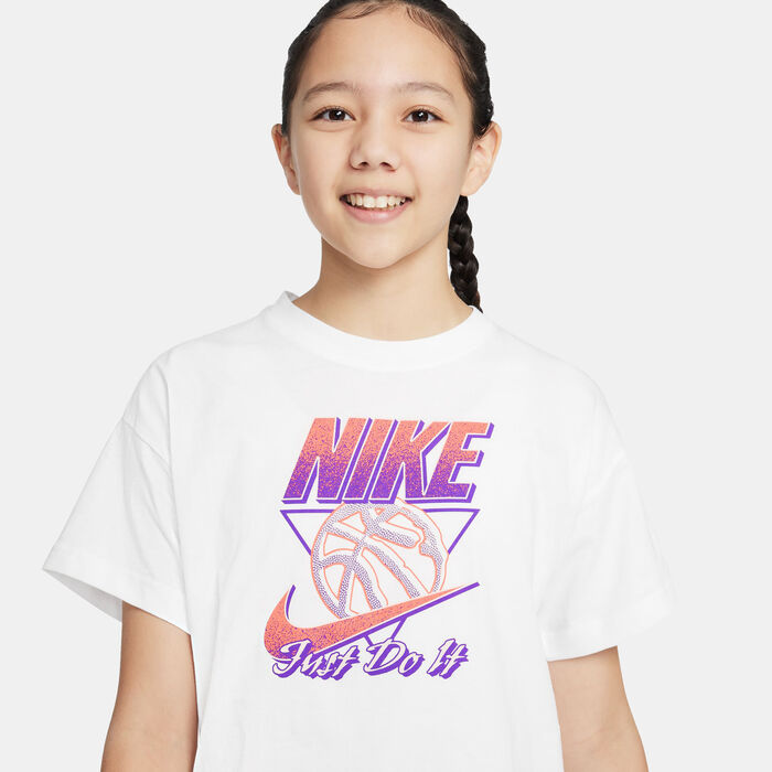 Nike Kids' Sportswear T-Shirt (Older Kids) White image number 2