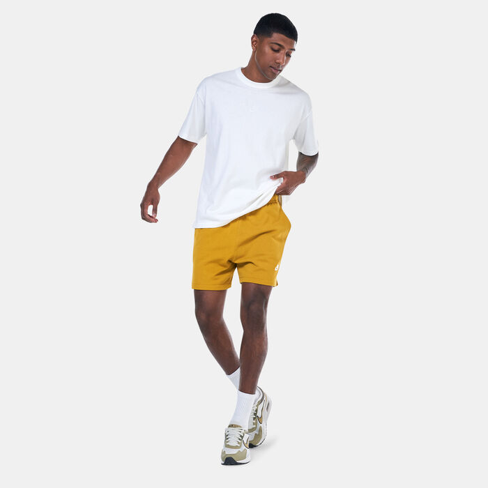 Nike Men's Club Fleece Flow Shorts yellow Nike Men's Club Fleece Flow Shorts yellow image number 2