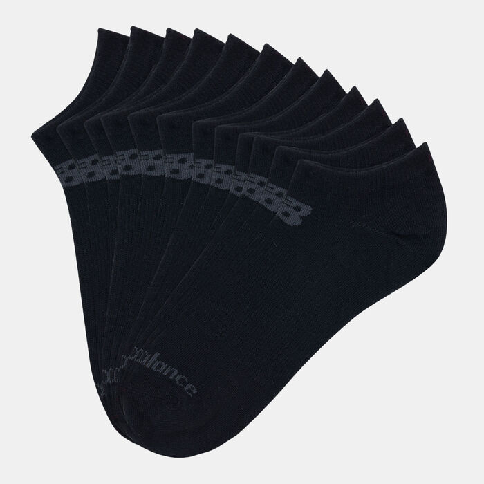 New Balance Performance Flat Knit No Show Socks (6 Pack) Black New Balance Performance Flat Knit No Show Socks (6 Pack) Black image number 0