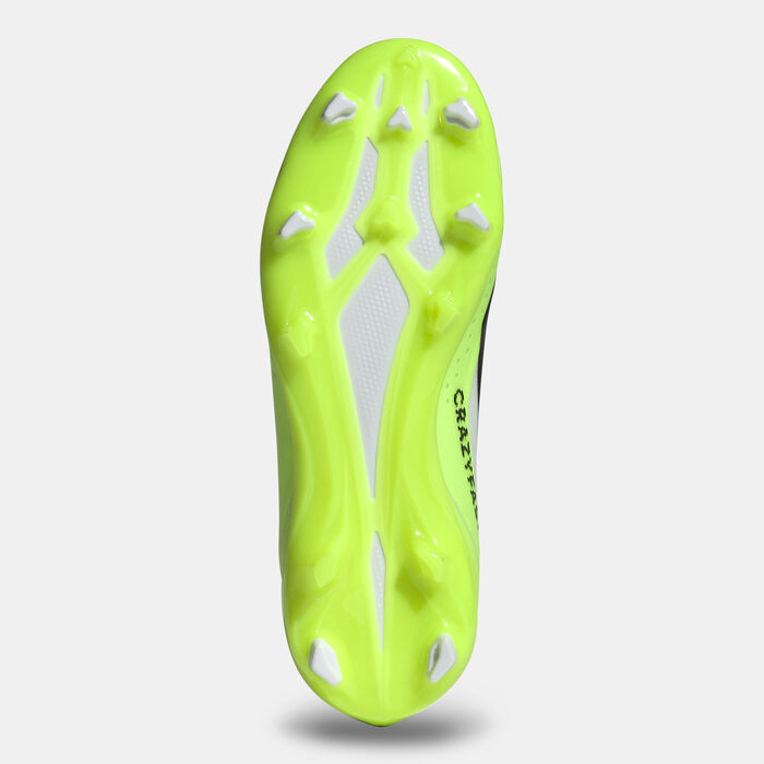 adidas Kids' X Crazyfast Injection.3 Firm Ground Football Shoes Green image number 3