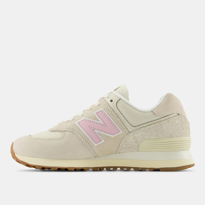 New Balance Women's 574 Shoes Beige image number 2