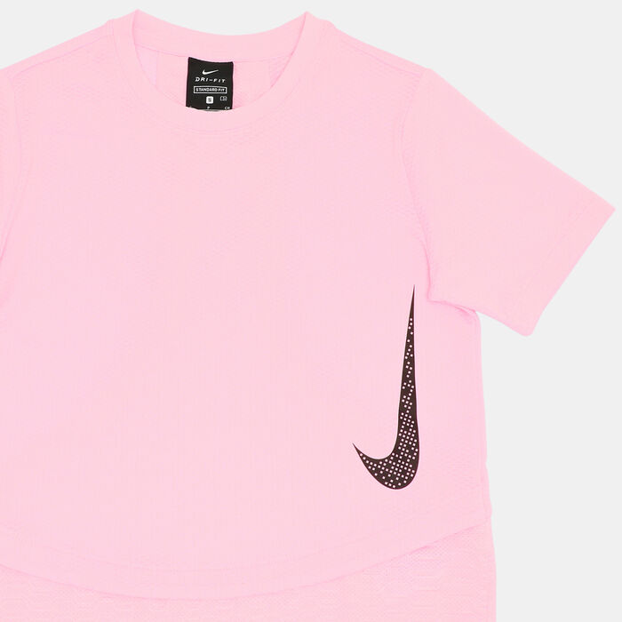 Nike Kids' Dri-FIT Instacool T-Shirt Red Nike Kids' Dri-FIT Instacool T-Shirt Red image number 2