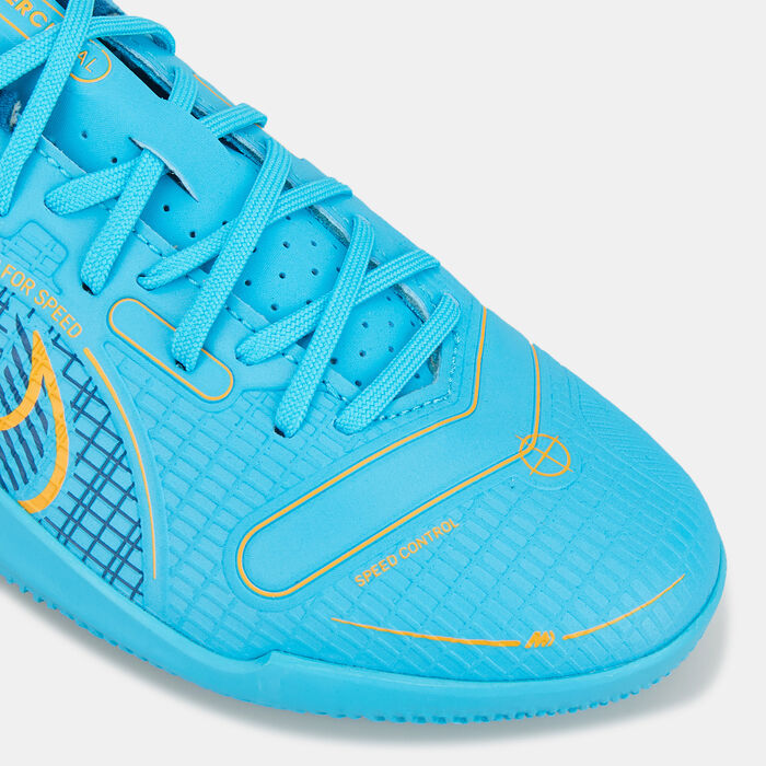 Nike Kids' Mercurial Vapor 14 Academy Indoor Court Football Shoe Blue Nike Kids' Mercurial Vapor 14 Academy Indoor Court Football Shoe Blue image number 4