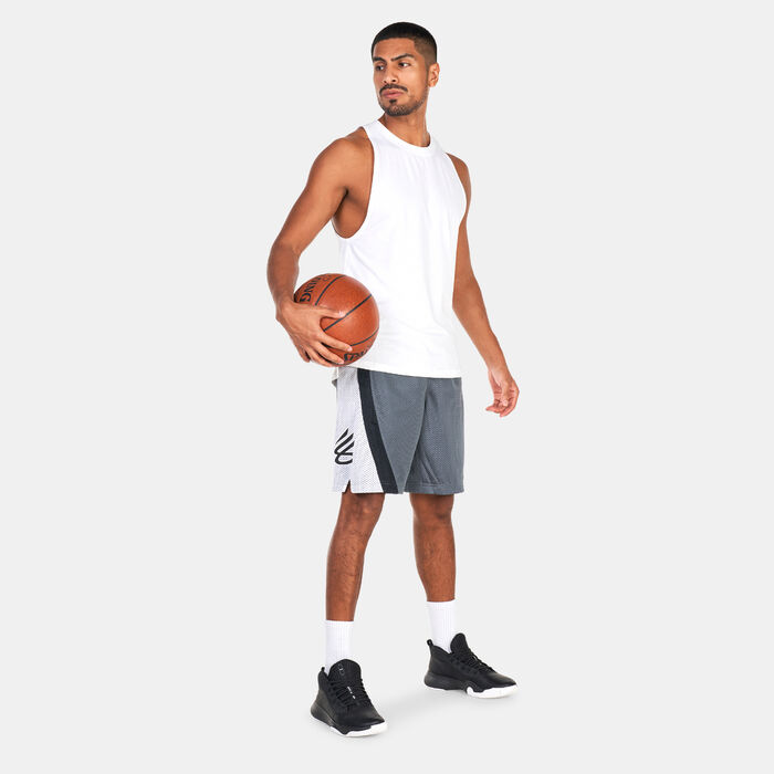 Under Armour Men's Curry Splash 9-inch Shorts Grey Under Armour Men's Curry Splash 9-inch Shorts Grey image number 2