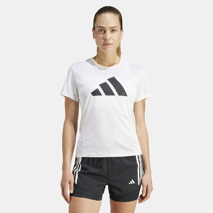 adidas Women's Run It T-Shirt White image number 0