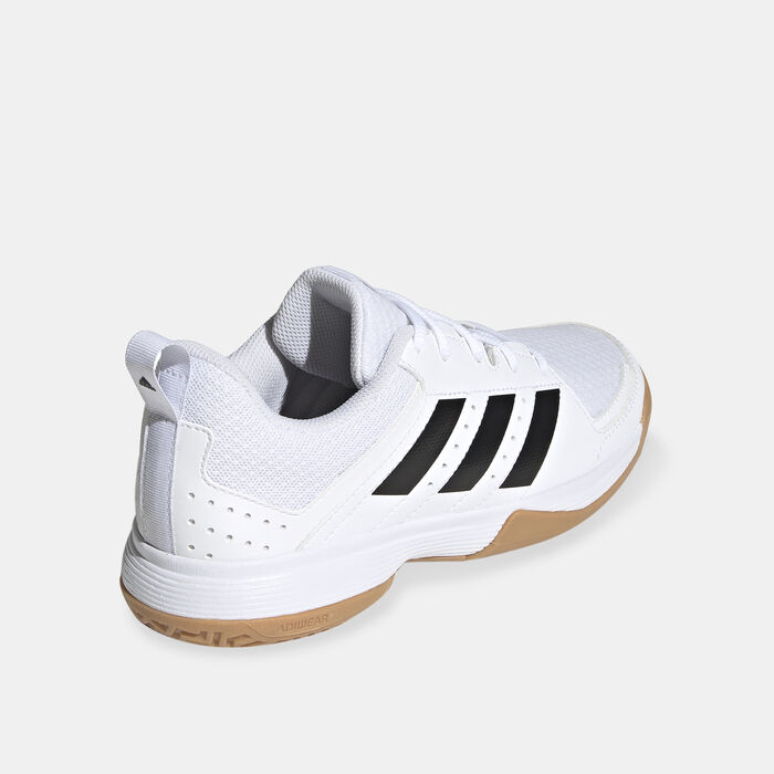 adidas Kids' Ligra 7 Indoor Court Shoes White adidas Kids' Ligra 7 Indoor Court Shoes White image number 2