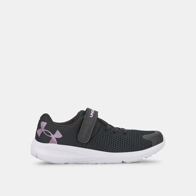 Under Armour Kids' UA Pursuit 2 AC Running Shoe Black