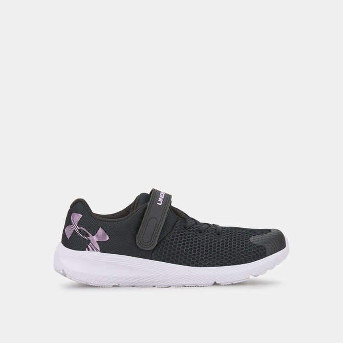 Under Armour Kids' UA Pursuit 2 AC Running Shoe Black Under Armour Kids' UA Pursuit 2 AC Running Shoe Black image number 0