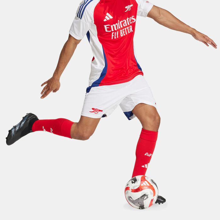adidas Men's Arsenal Replica Home Football Shorts - 2024/25 White image number 2