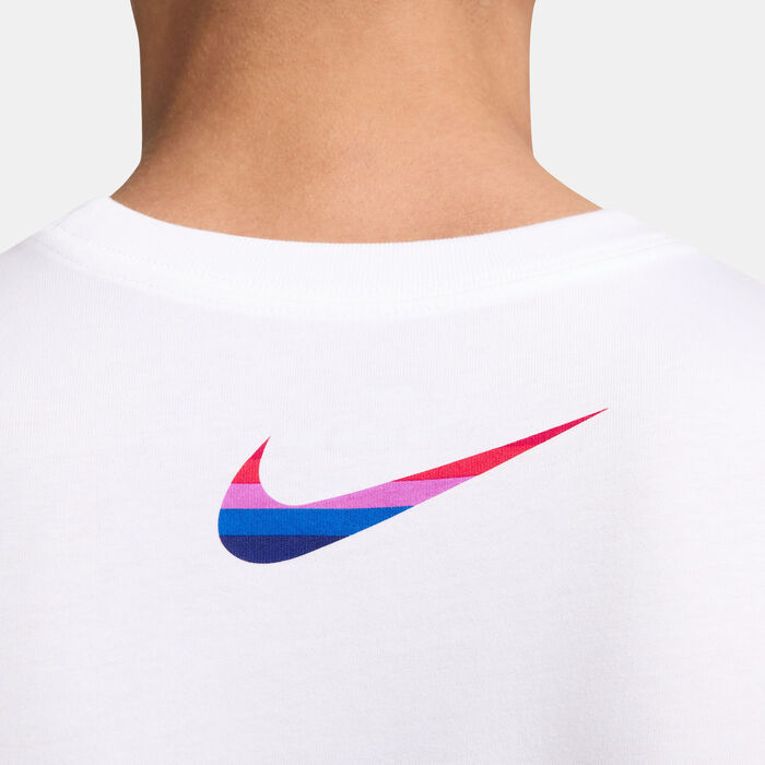 Nike Men's England Football Crest T-Shirt White image number 5