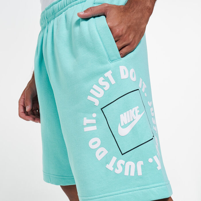 Nike Men's Sportswear Just Do It Fleece Shorts Green Nike Men's Sportswear Just Do It Fleece Shorts Green image number 3