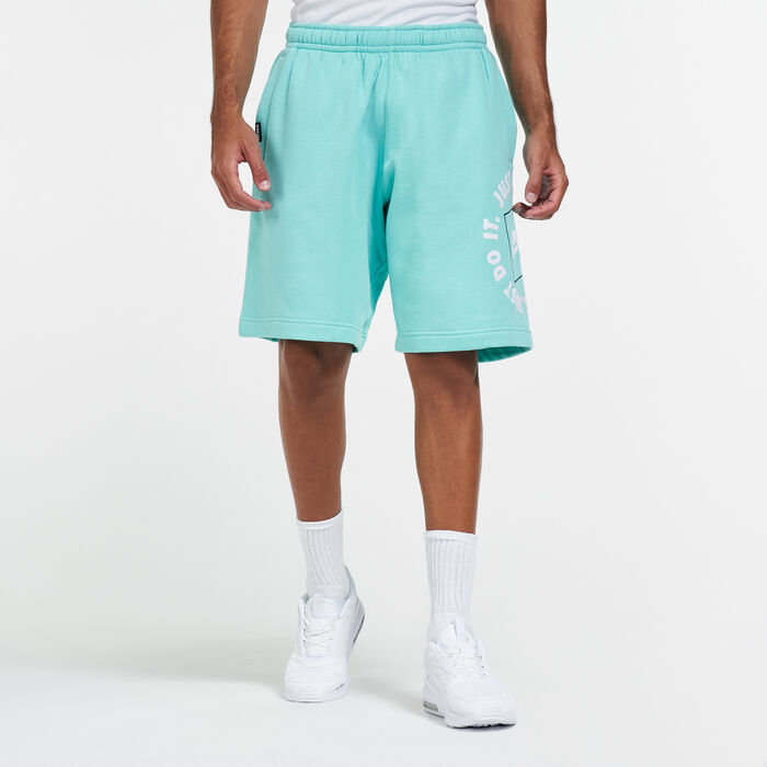Nike Men's Sportswear Just Do It Fleece Shorts Green Nike Men's Sportswear Just Do It Fleece Shorts Green image number 0