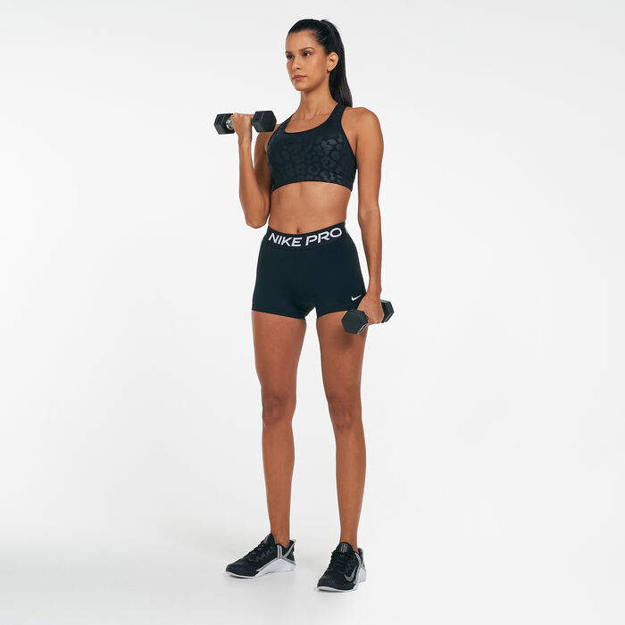 Nike Women's Dri-FIT Swoosh Sports Bra Black Nike Women's Dri-FIT Swoosh Sports Bra Black image number 2