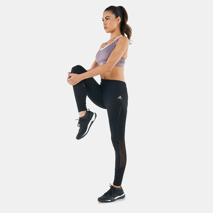 adidas Women's Aeroknit Leggings Black adidas Women's Aeroknit Leggings Black image number 2