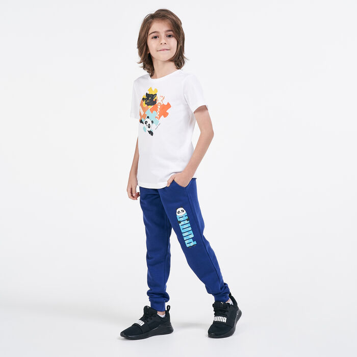 PUMA Kids' Mini Paws Advanced T-Shirt White PUMA Kids' Mini Paws Advanced T-Shirt White image number 2