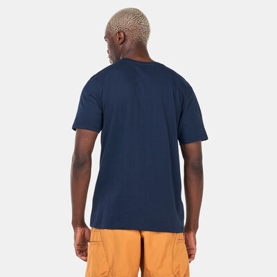 Timberland Men's Outdoor Heritage Camo-Pocket T-Shirt Blue