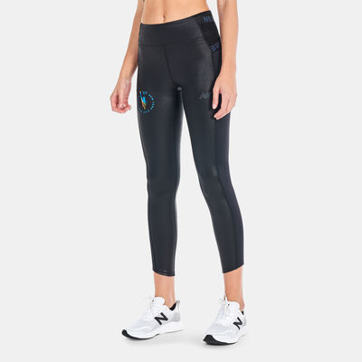 New Balance Women's NYC Marathon Q Speed 7/8 Leggings Black