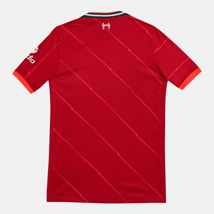 Nike Kids' Liverpool F.C. 2021/22 Stadium Home Football Jersey Red Nike Kids' Liverpool F.C. 2021/22 Stadium Home Football Jersey Red image number 1