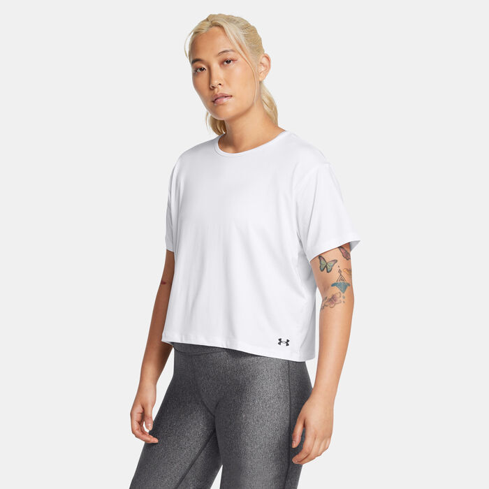 Under Armour Women's UA Motion T-Shirt White Under Armour Women's UA Motion T-Shirt White image number 0